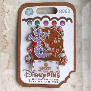 🆕 Disney Pins - Holiday Gingerbread 2023 - Epcot Limited Edition Figment Pin